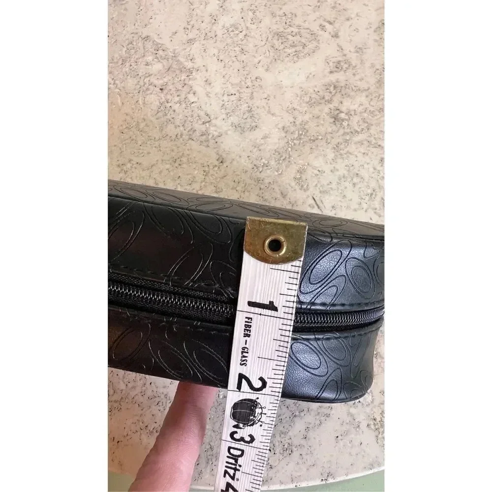 Oakley Black Travel Zippered‎ Faux Leather Sunglasses Clutch Case